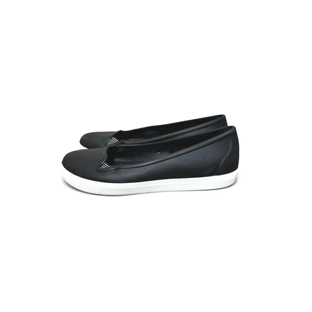 Crocs Women's CitiLane Dual Comfort Slip-On Shoes Flats Size 10 Black White